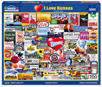 I Love Kansas, Charlie Girard (1000pcs)