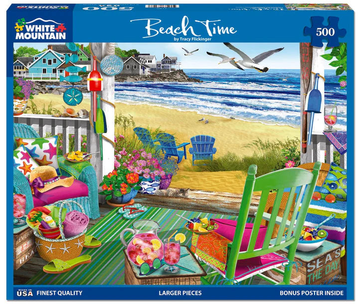 Beach Time, Tracey Flickinger (500pcs)