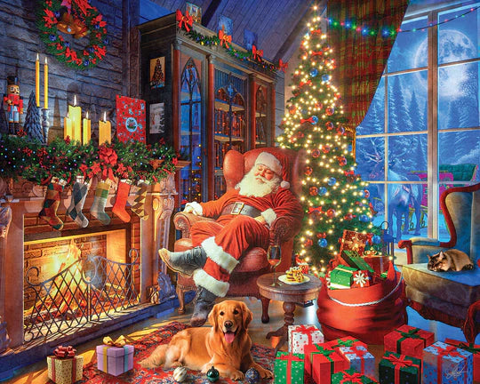 Père Noël endormi, Dominic Davison (1000 pièces)