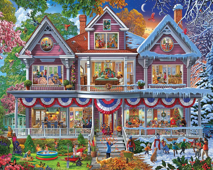 Maison des Quatre Saisons, Steve Crisp (1000 pièces)