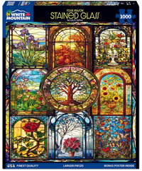 Four Season Stained Glass, Lois B Sutton (1000pcs)