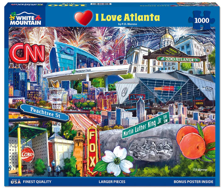 J'aime Atlanta, PD Moreno (1000 pièces)