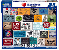 I Love Dogs (300pcs) (E-Z Hold)
