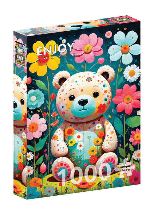 Enjoy- Flower Teddy Bear (1000pcs)