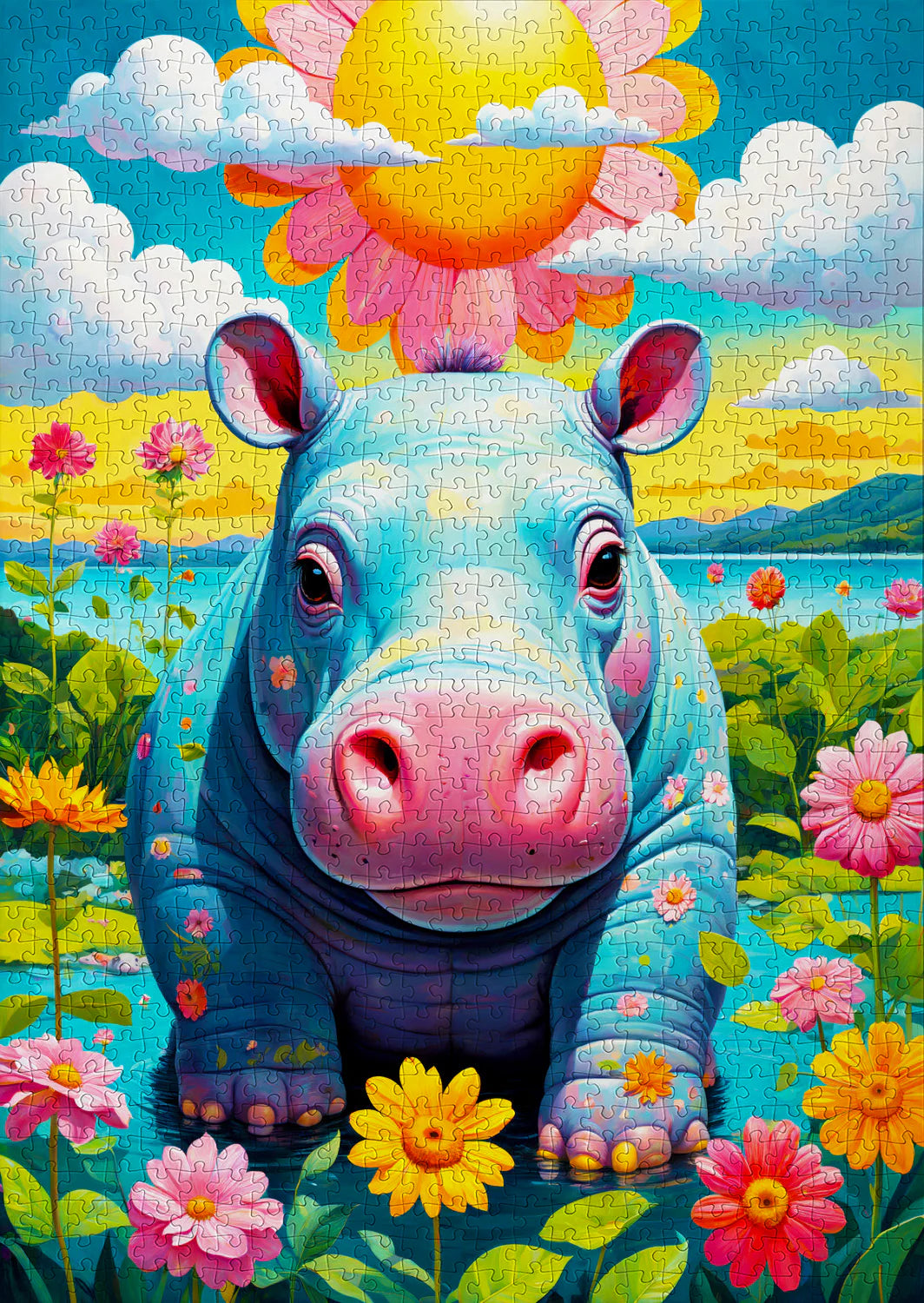 Enjoy- Sunny Hippo (1000pcs)
