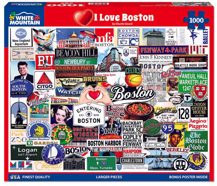J'aime Boston, Charlie Girard (1000 exemplaires)