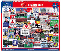I Love Boston, Charlie Girard (1000pcs)