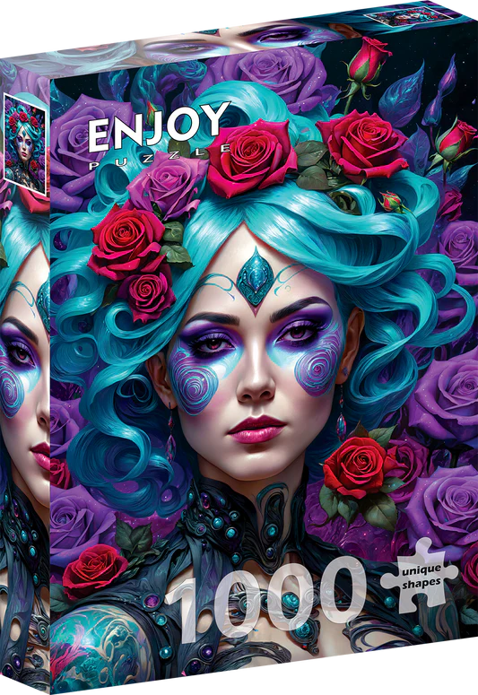 Enjoy- Gothic Flowers Portrait (1000pcs)