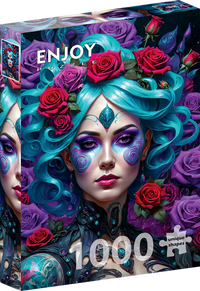 Portrait de fleurs gothiques (1000pcs)