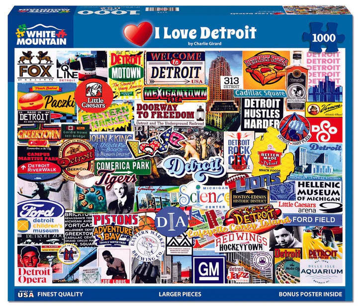 I Love Detroit, Charlie Girard (1000 pièces)