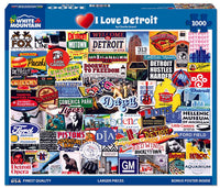 I Love Detroit, Charlie Girard (1000pcs)