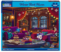 Winter Book Haven, Rose Khan (1000pcs)
