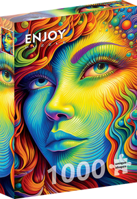 Dame peinte (1000pcs)