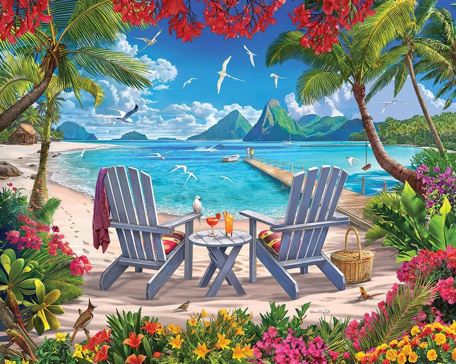 Tropical Resort, Steve Crisp (1000pcs)
