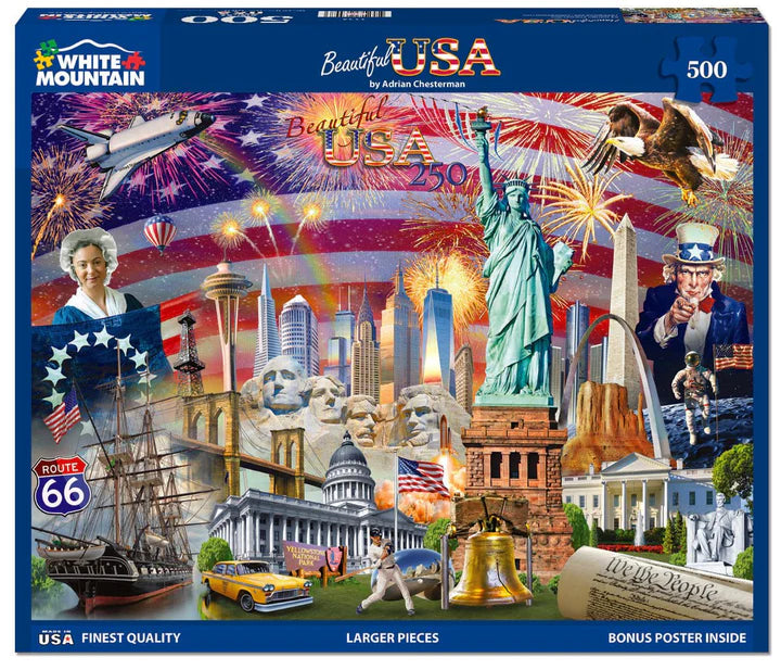 Beautiful USA, Adrian Chesterman  (500pcs)