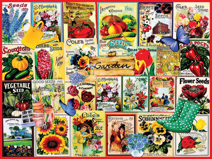 Garden Seeds, Audrey Girard (500pcs)