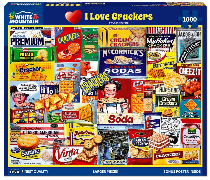 I love Crackers, Charlie Girard (1000pcs)