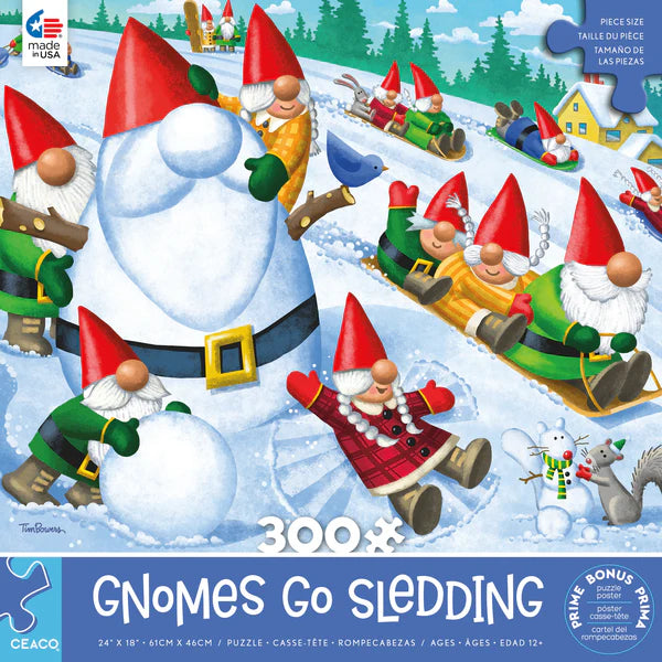 Gnome Sweet Gnome - Gnomes Go Sledding (300pcs)
