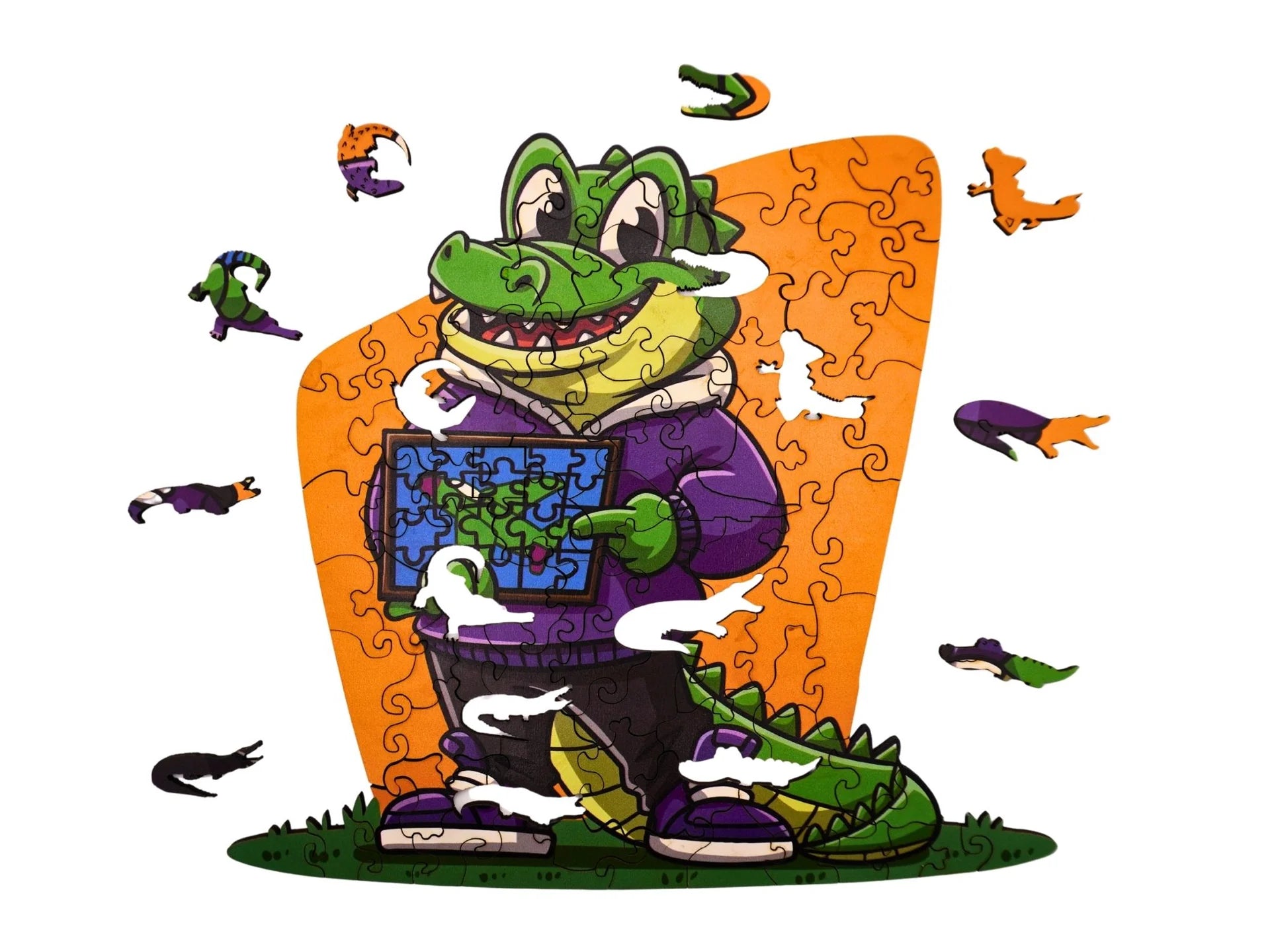 Max le Crocodile (Bois) (92 pièces)