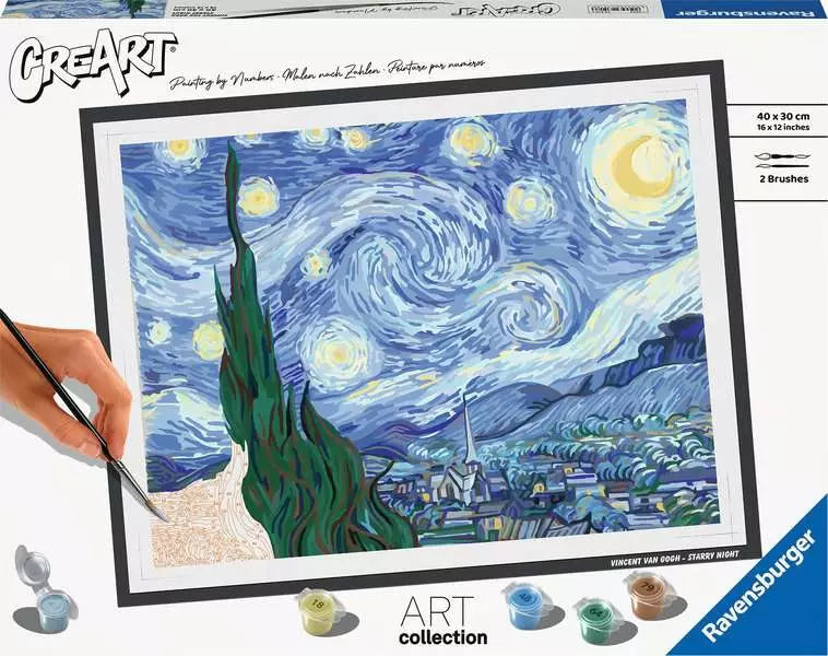 Ravensburger CreArt - Van Gogh Starry Night (Paint-by-number)