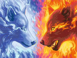 Ravensburger Creart - Fire & Ice (peinture par numéro)