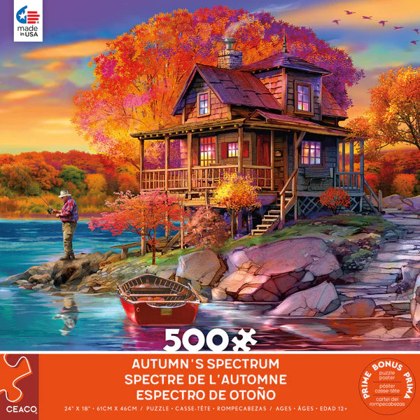 Buy Autumn's spectrum, chris bigelow (500pcs) Puzzle | Jigsaw Jungle