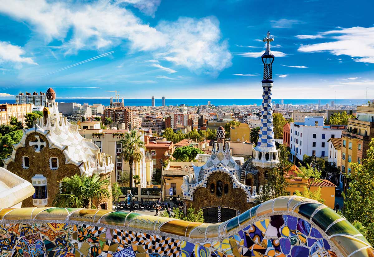 PFG Park Guell, Barcelona (Usage/Used -PUZZLES FOR GOOD)