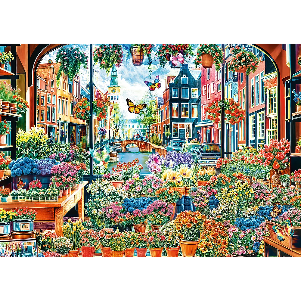 Flower Shop in Amsterdam (2000pcs)