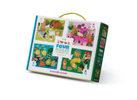 Playful Pets - Four Puzzles to Grow on (24/36/48/72pcs)
