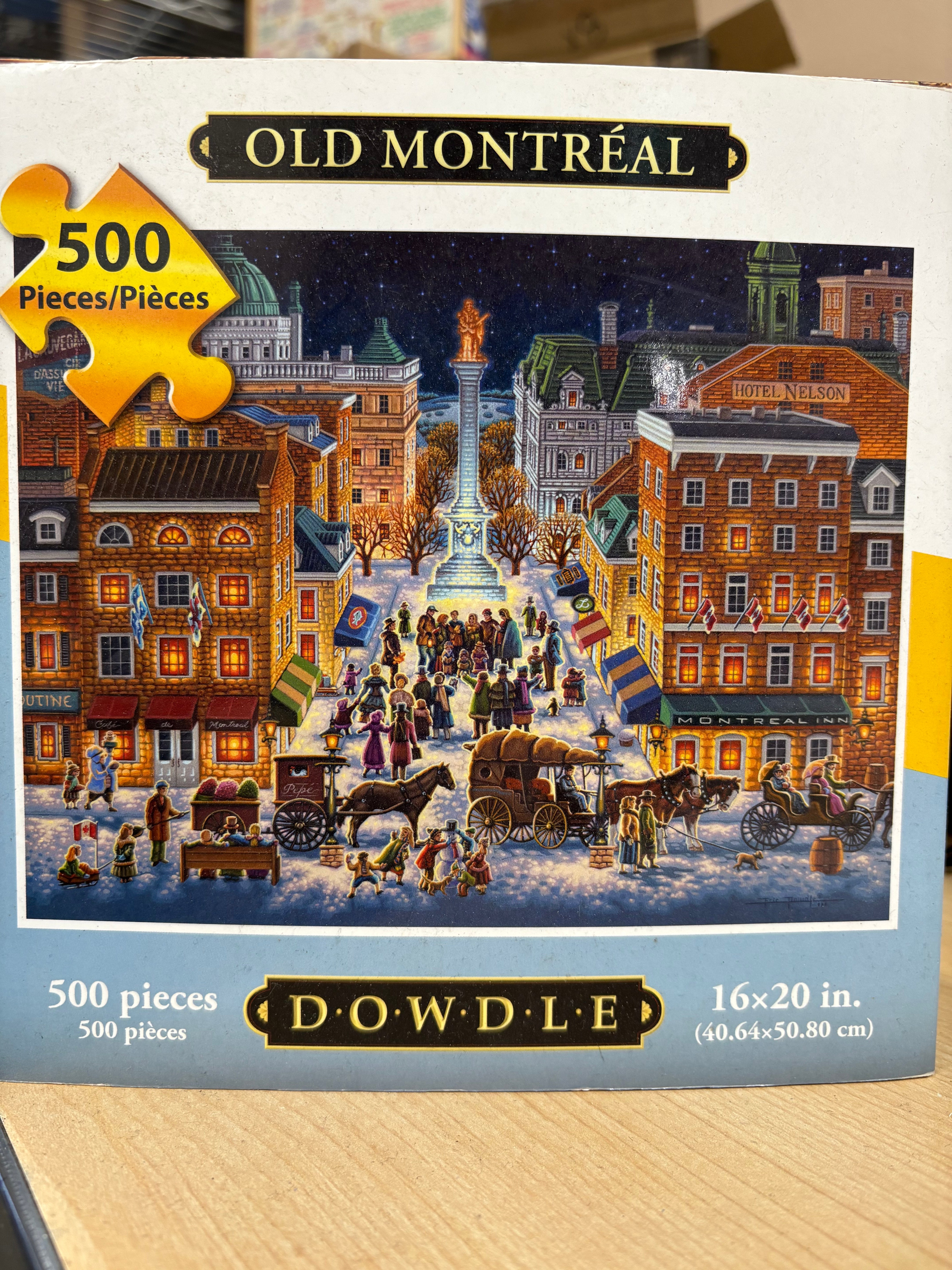 PFG Old Montreal (500pcs) (Usage/Used - PUZZLES FOR GOOD)