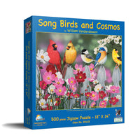 PFG Song Birds and Cosmos (500pcs) (Usage/Used - PUZZLES FOR GOOD)