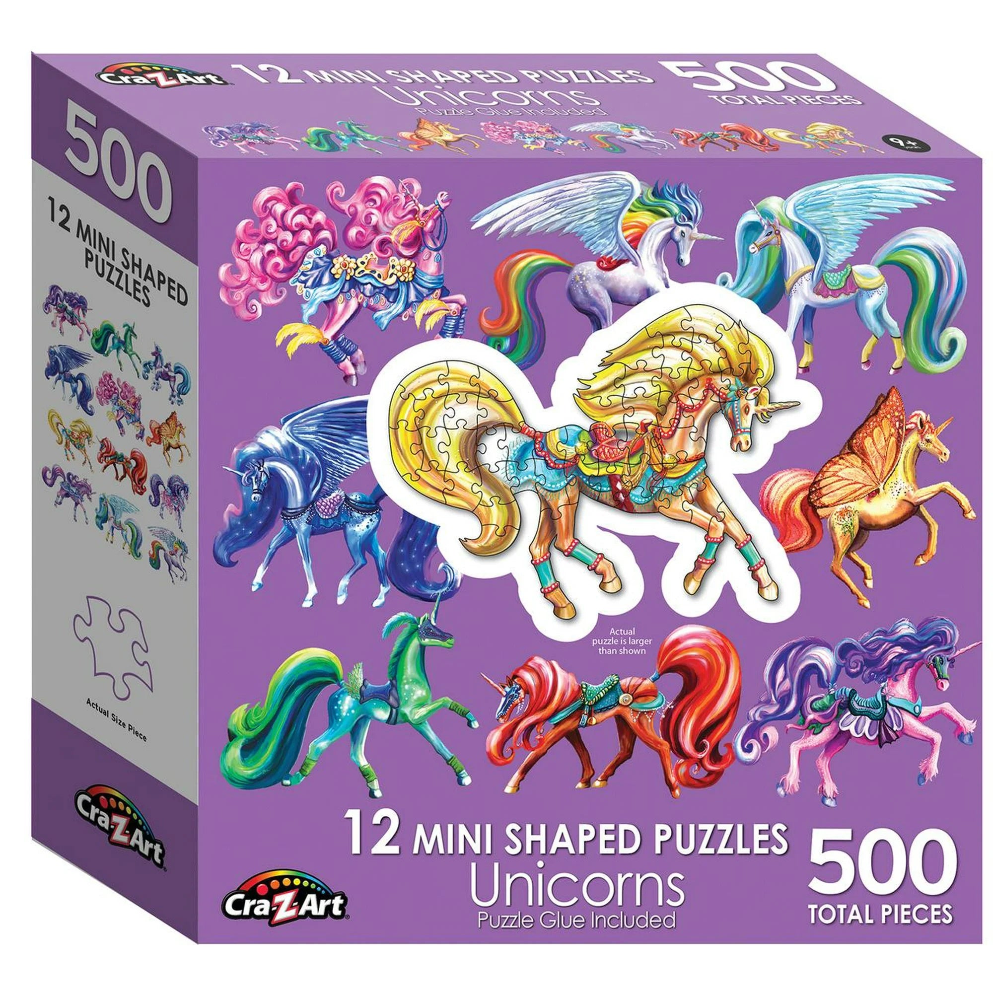 Mini Shaped - 12 Unicorns