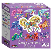 Mini Shaped - 12 Unicorns