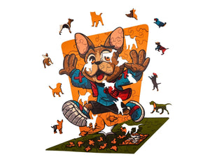 Théo le chien (bois) (90 pièces) 