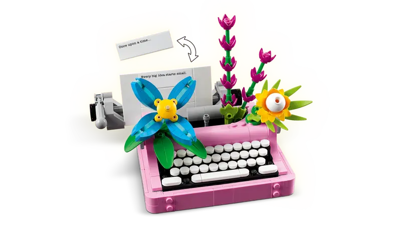 LEGO® - Creator 3-in-1 - Typewriter with Flowers
