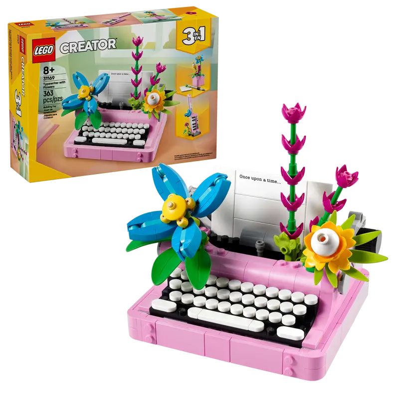 LEGO® - Creator 3-in-1 - Typewriter with Flowers
