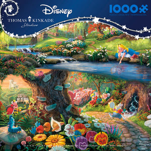 PFG Disney - Alice in Wonderland, Thomas Kinkade (1000pcs) (Usage/Used - PUZZLES FOR GOOD)