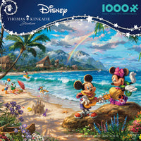 Disney - Mickey & Minnie à Hawaï, Thomas Kinkade (1000pcs)
