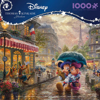 Disney - Mickey & Minnie à Paris, Thomas Kinkade (1000pcs)