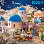 PFG Disney - Mickey & Minnie en Grèce, Thomas Kinkade (1000pcs) (utilisation / utilisée - puzzles pour de bon)