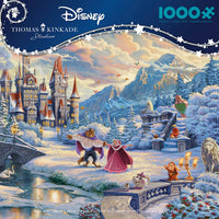 Disney - Beauty & the Beast Winter Enchantement, Thomas Kinkade (1000pcs)