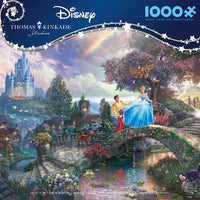 Disney - Cendrillon souhaite sur un rêve, Thomas Kinkade (1000pcs)