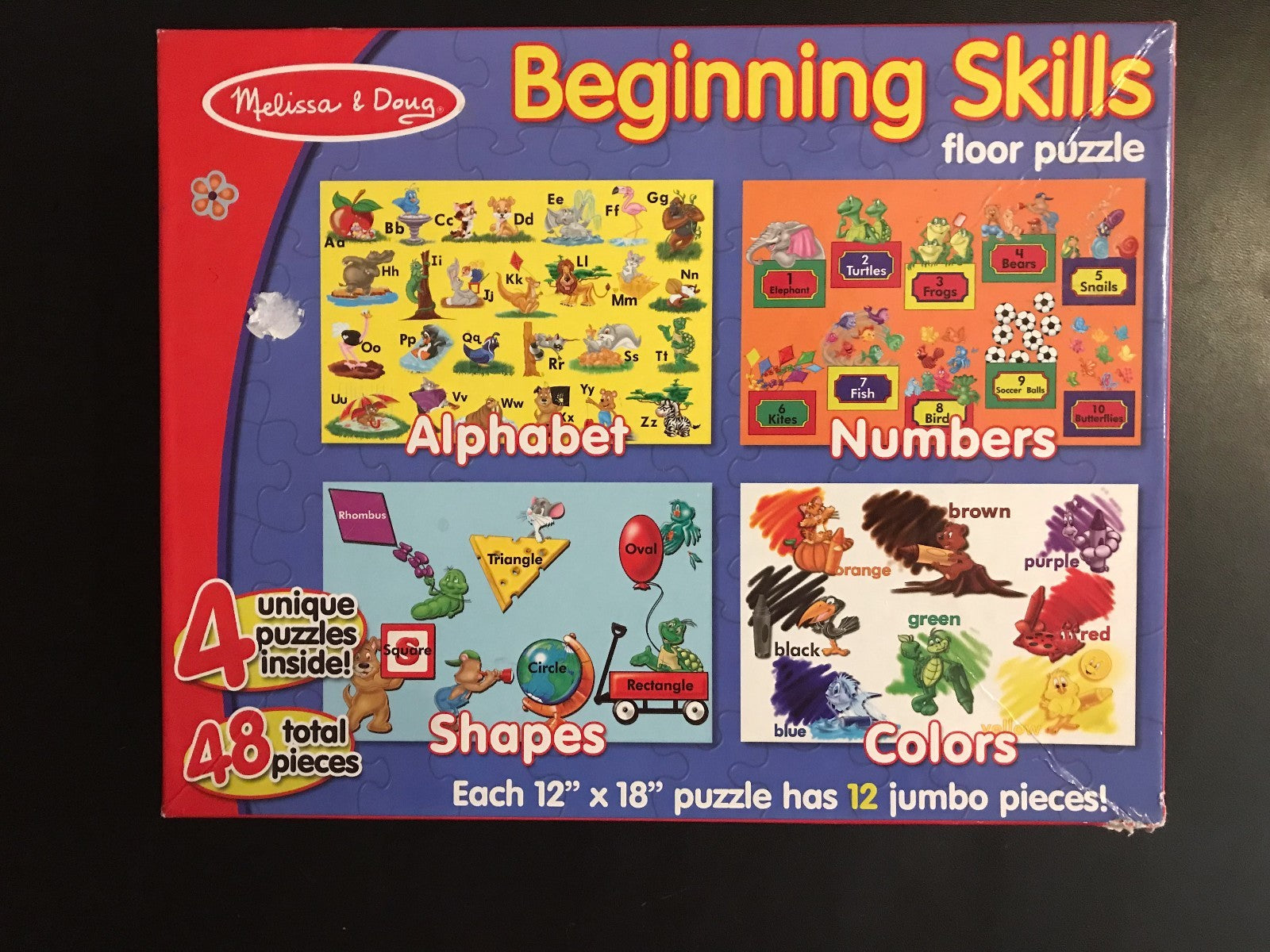 PFG - Premiers pas - 4 en 1 - Puzzle de sol (USAGE/PUZZLES SOLIDAIRES)