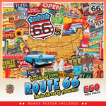 Collage de voyage PFG - Route 66 (utilisation / utilisée - puzzles pour de bon)