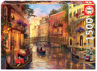PFG Sunset à Venise, Dominic Davison (1500pcs) (utilisation / utilisée - puzzles pour de bon)