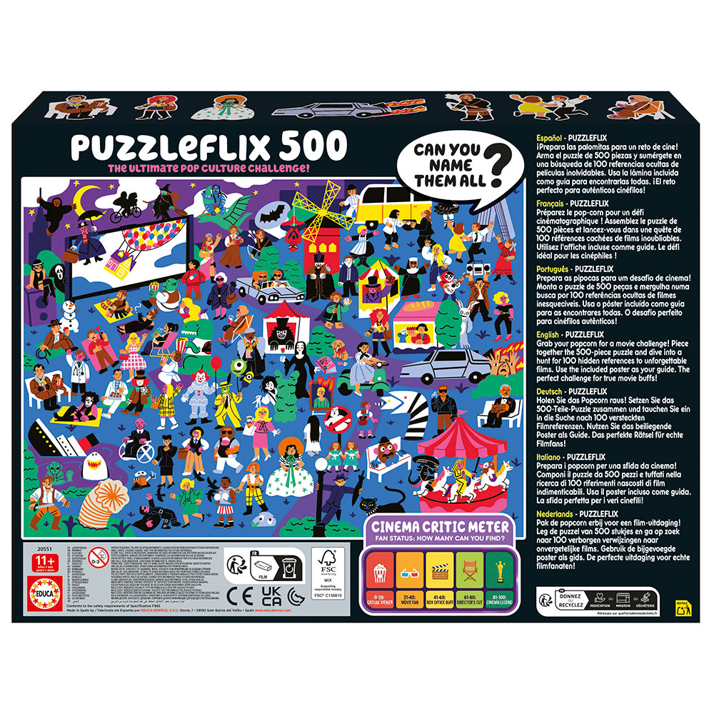 Puzzleflix - The Ultimate Pop Culture Challenge (500pcs)