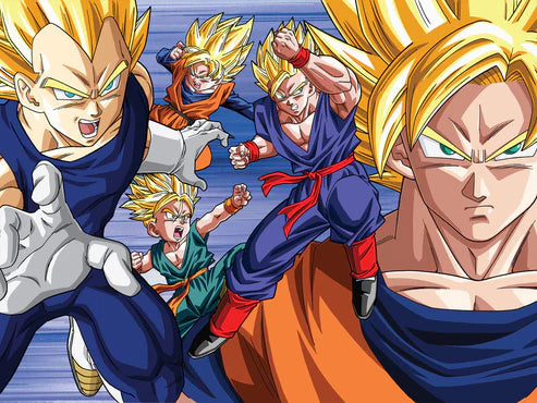 Scène de combat Dragon Ball Z (3D) (500 pièces)