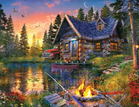 PFG Sun Kissed Cabin (1000pcs) (utilisation / utilisée - Puzzles pour de bon)