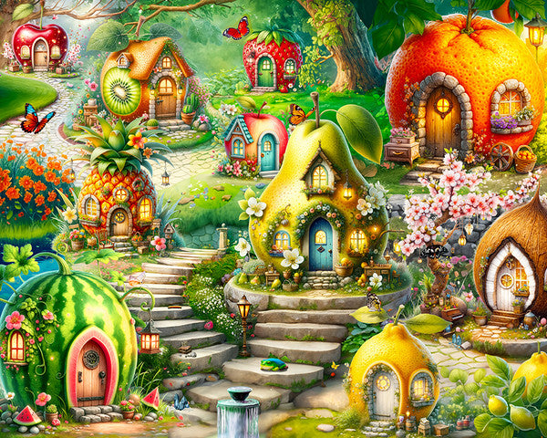 Village de rêve fructueux (500 pièces)