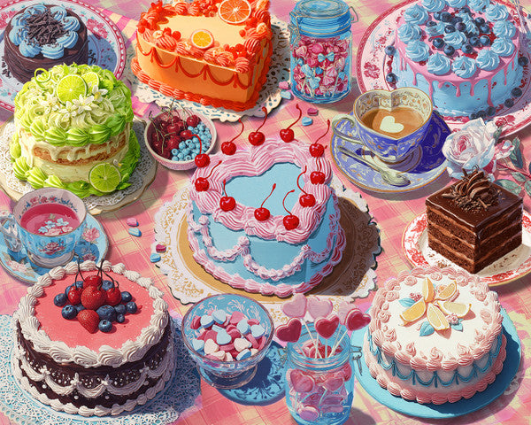 Gâteaux Rétro (500 pièces)